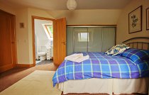 Side view of Blue Skye bedroom with ensuite