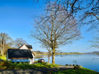 The B&B looking out across Loch Snizort - Skeabost Bridge, Isle of Skye