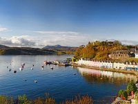 Portree Harbour, about six miles fromn the B&B