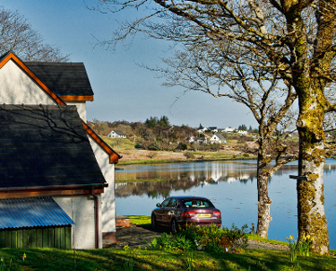 The view from B&B, Skeabost near Portree